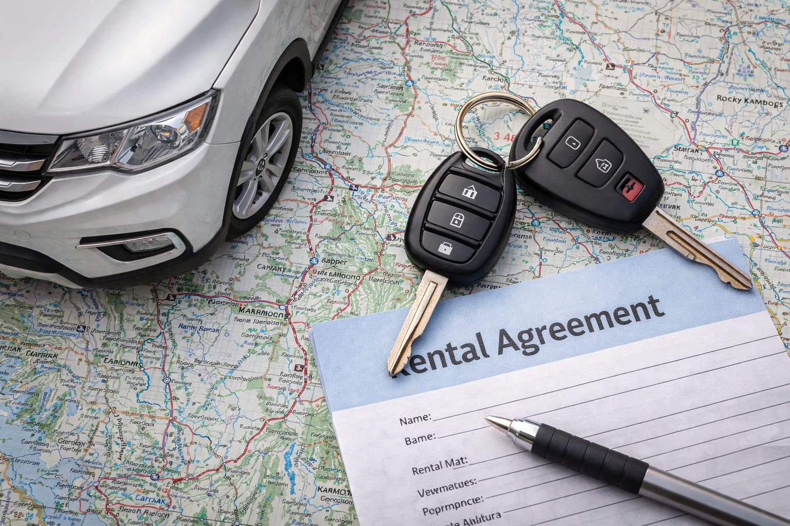 Rental Cars and Driving Rules in Alberta and BC