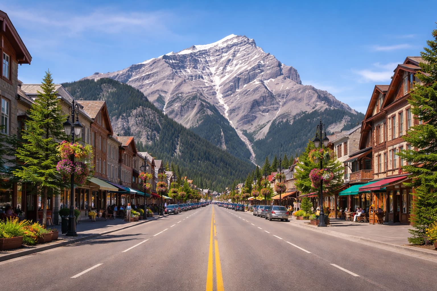 Banff Town: river walks, Cave and Basin and where to stay